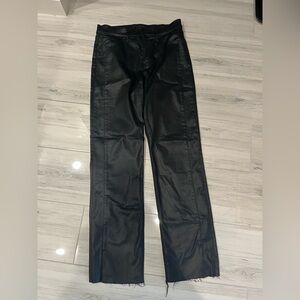 Express Modern Straight Black Pants